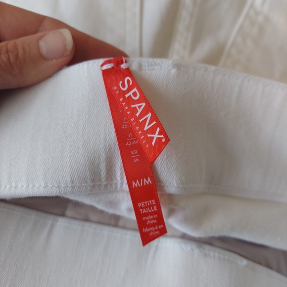 Spanx Jean-ish White Jeggings Medium Petite - Picture 5 of 10